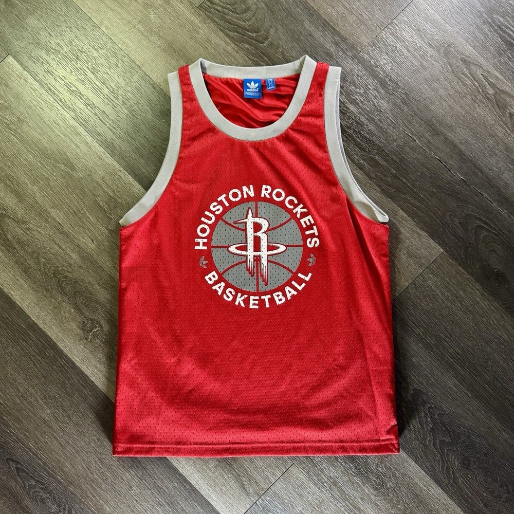 Adidas NBA Houston Rockets Basketball‎ Mens Tank Top Jersey 4729A Sz M